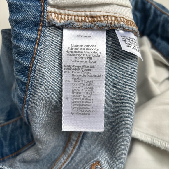 Madewell The Plus High-Rise Slim Boyjean Blue Denim Jeans in Neal Wash Size 26W - Picture 10 of 16